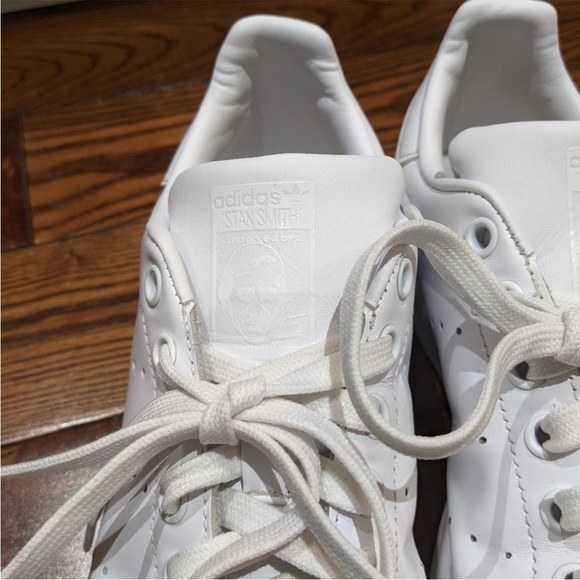 Adidas Originals White Stan Smith Sneakers - Picture 3 of 7